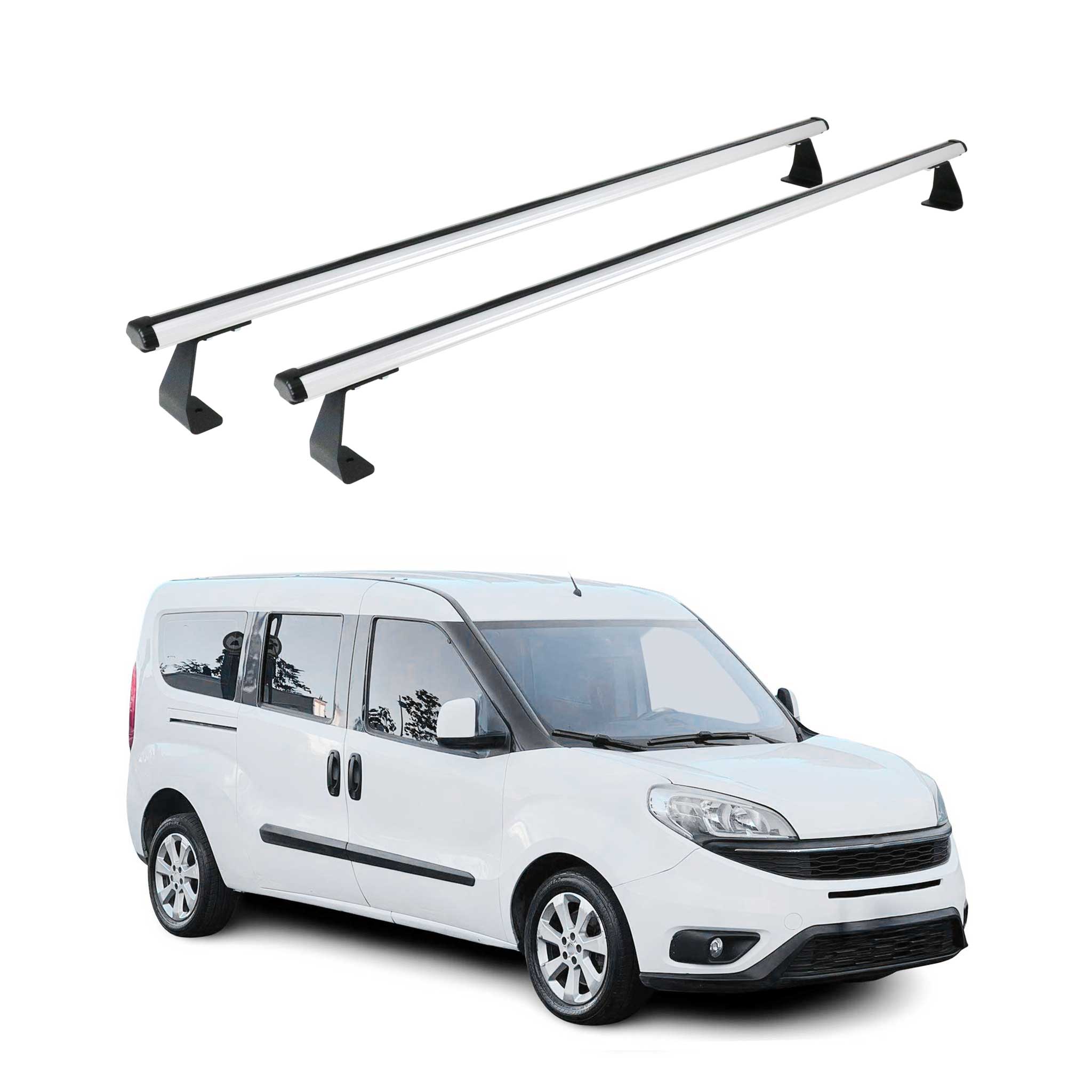 2015-2022 RAM ProMaster City Roof Rack Cross Bars Silver