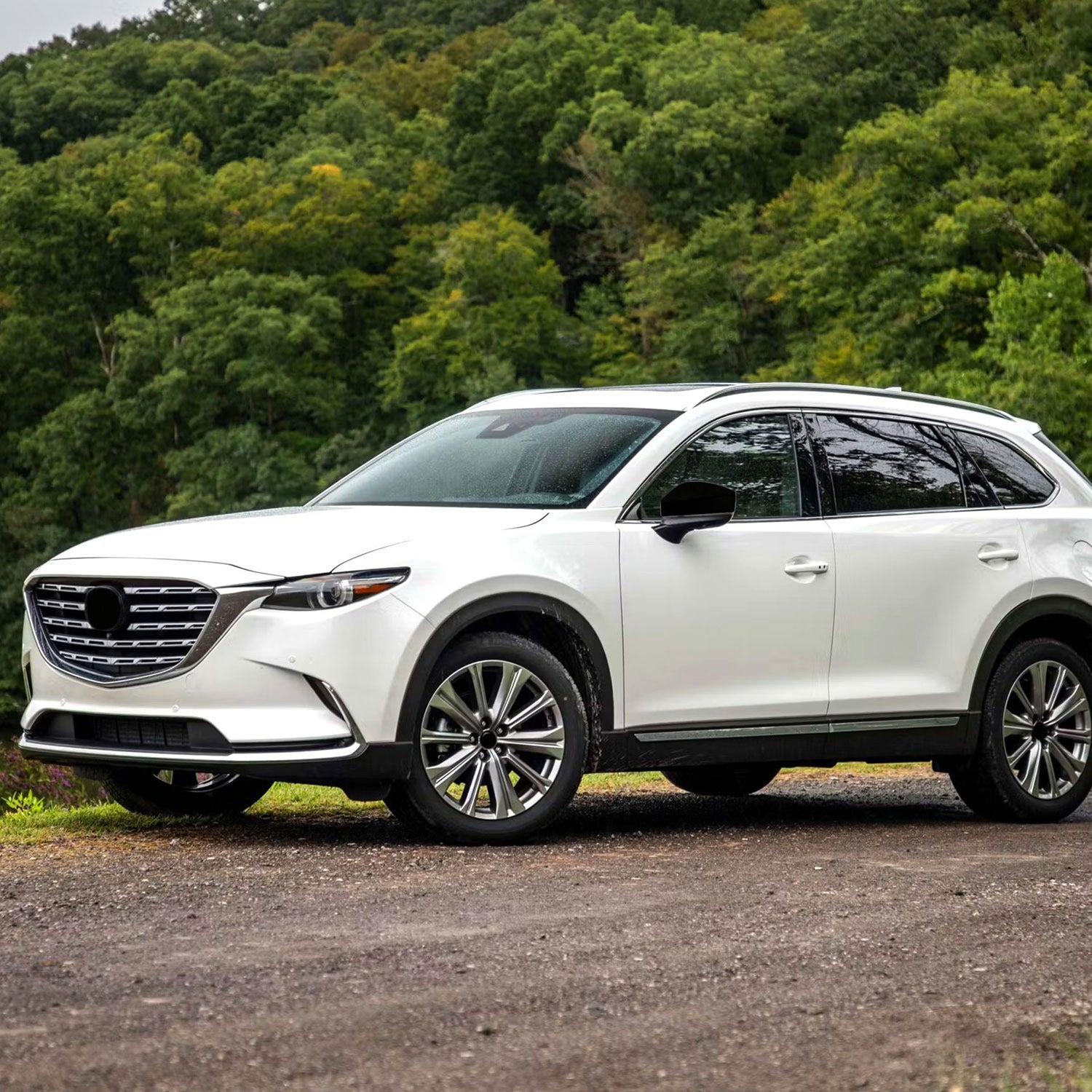 2017-2025 Mazda CX-5 Mirror Cover Caps Gloss Black 2Pcs ABS Plastic