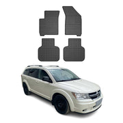 2009-2020 Dodge Journey Floor Mats Liners Full Set All Weather Rubber Black