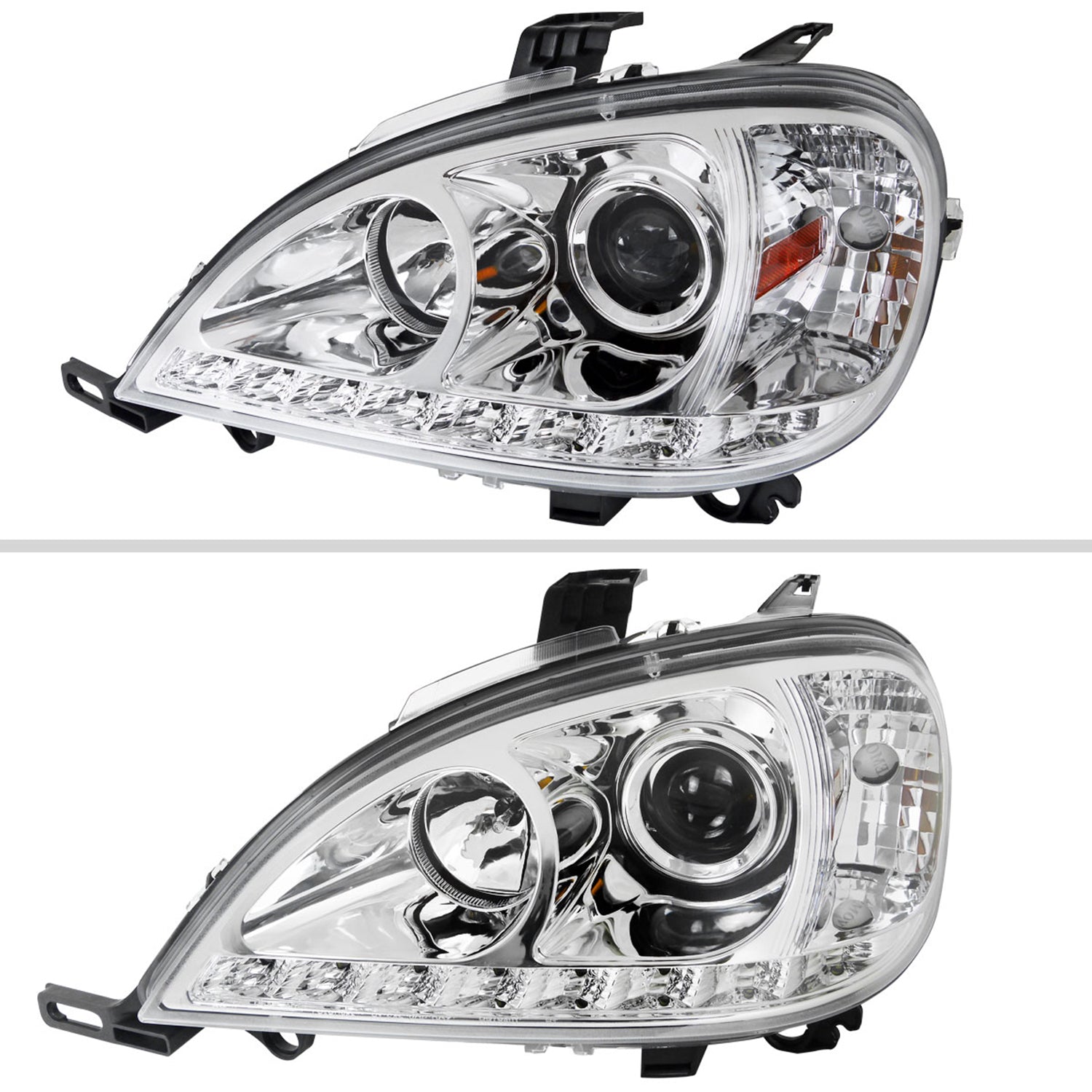 1998-2001 Mercedes Benz W163 ML Class Projector Headlights LED Light