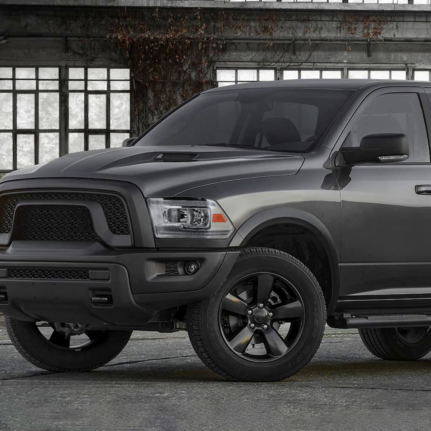 2009-2018 Dodge RAM 1500/ RAM 2500 3500 Dual LED Bar Factory Headlights Chrome