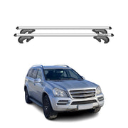 2007-2012 Mercedes GL Class X164 Roof Rack Cross Bars Silver