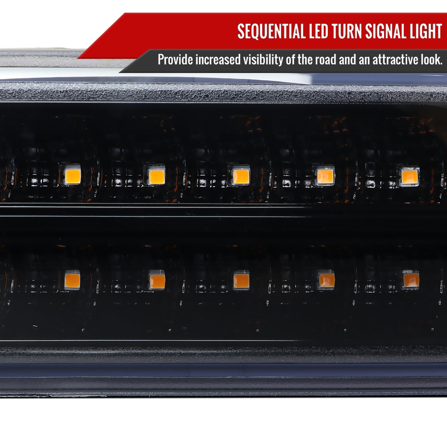 1999-2006 GMC Sierra/ Yukon/Yukon XL Dual Halo Headlights Signal Lights Black
