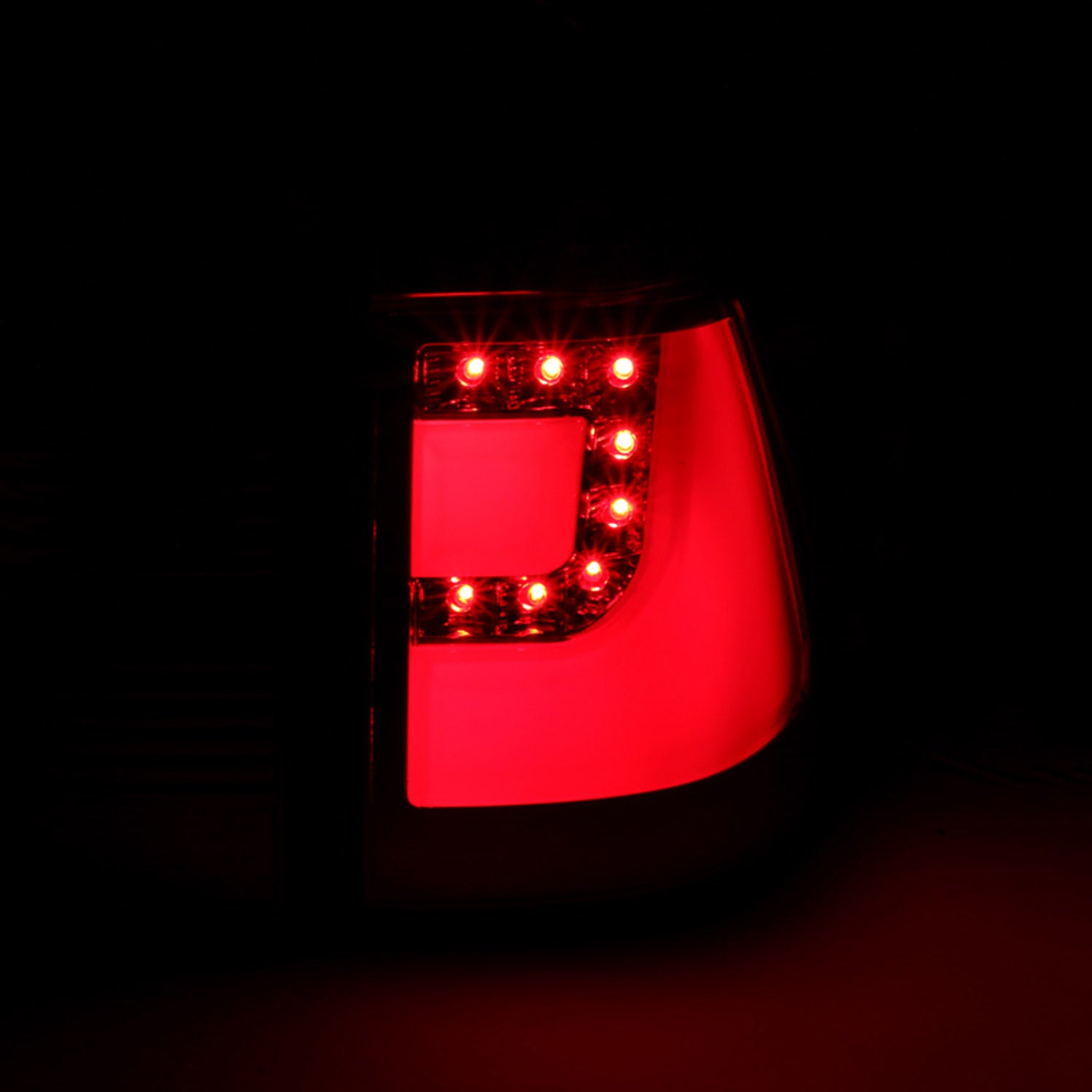 2000-2006 BMW E53 X5 LED Tail Lights Chrome Housing/Red Lens