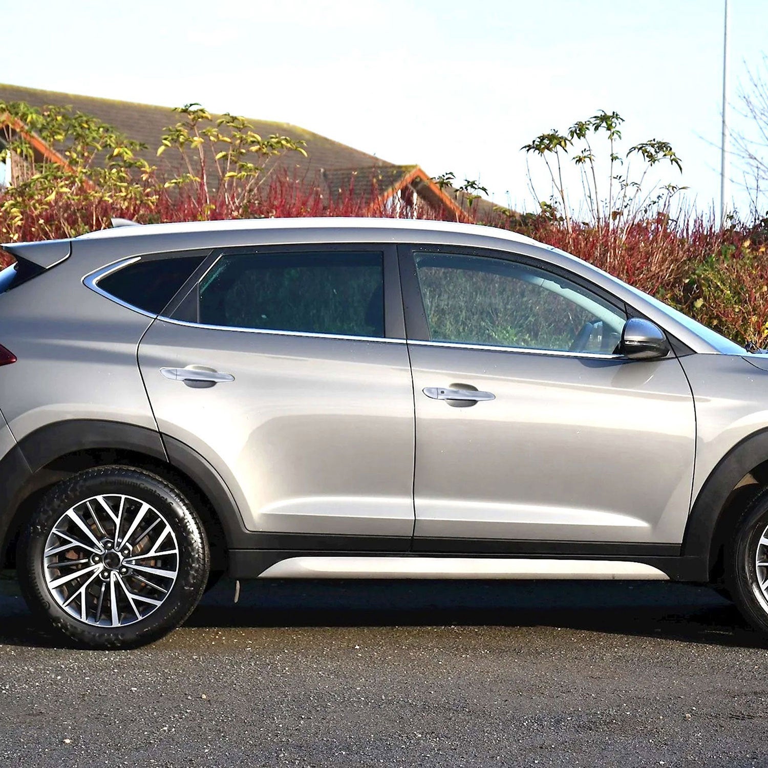 2016-2021 Hyundai Tucson Door Handle Cover Chrome 10Pcs ABS Plastic