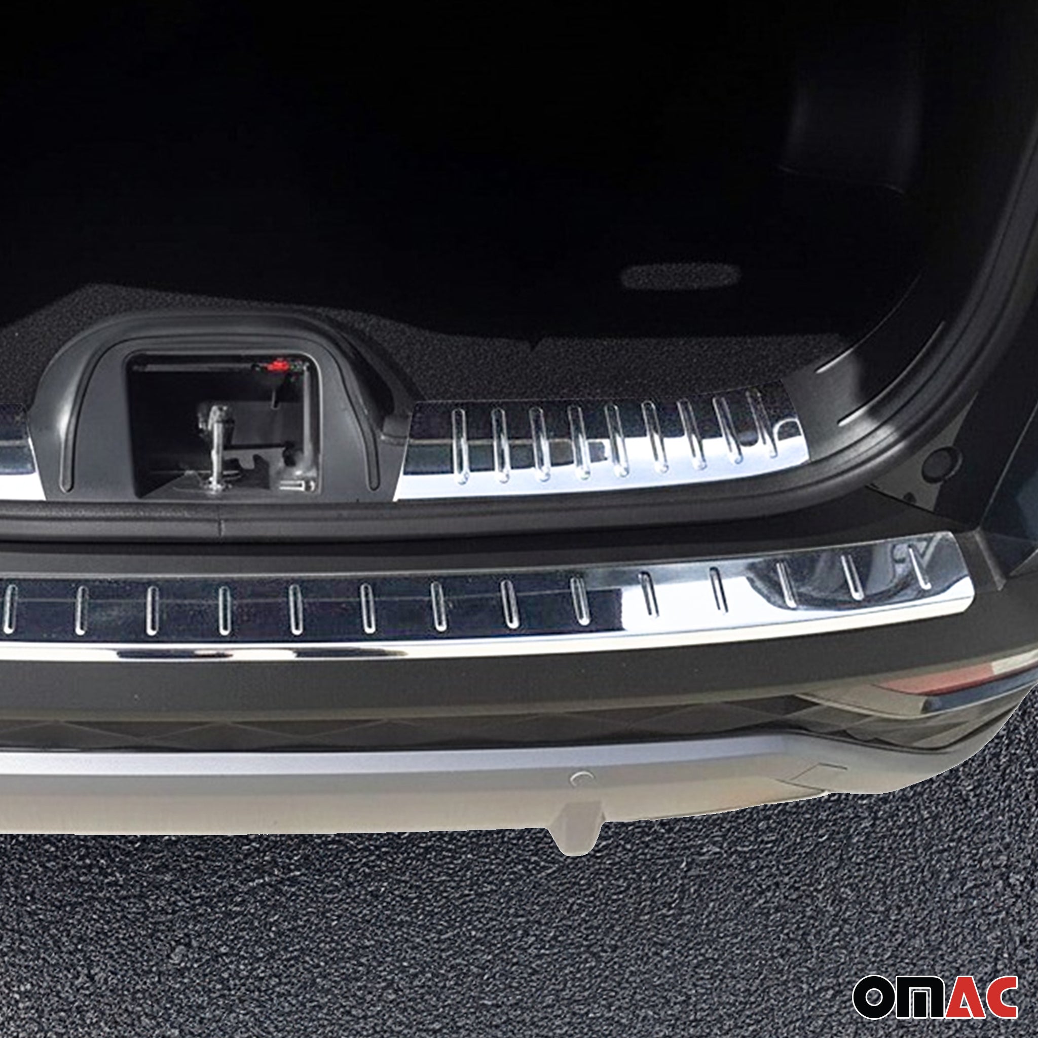 Rear Bumper Guard & Trunk Sill Cover Set for Hyundai Tucson IV 2022-2024 Gloss