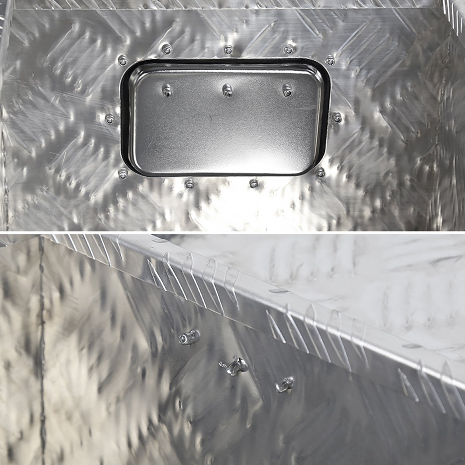 Universal 30" Heavy Duty Aluminum Truck Tool Box w/ Side Handles Lock & Keys