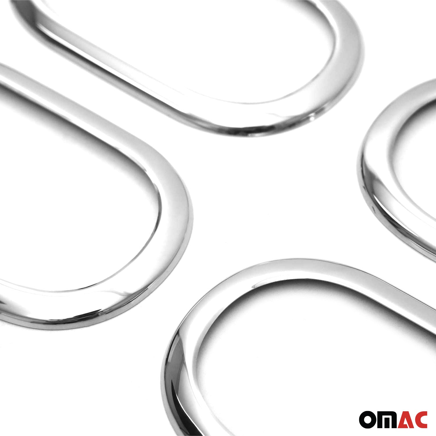 2014-2019 Smart Forfour Car Door Handle Cover Protector Stainless Steel Chrome 4 Pcs