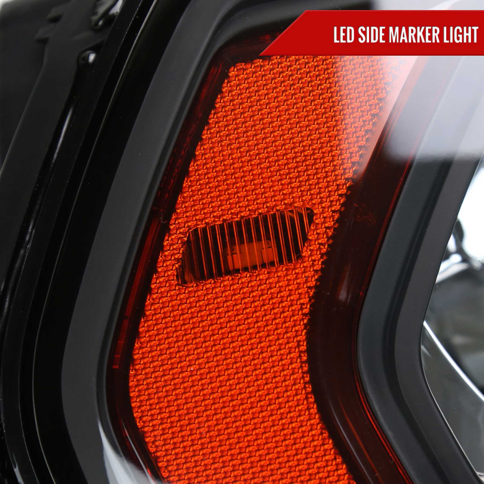 For Dodge RAM 2500 3500 2019-2024 Factory Style Crystal Headlight Passenger Side Only Black Housing Clear Lens
