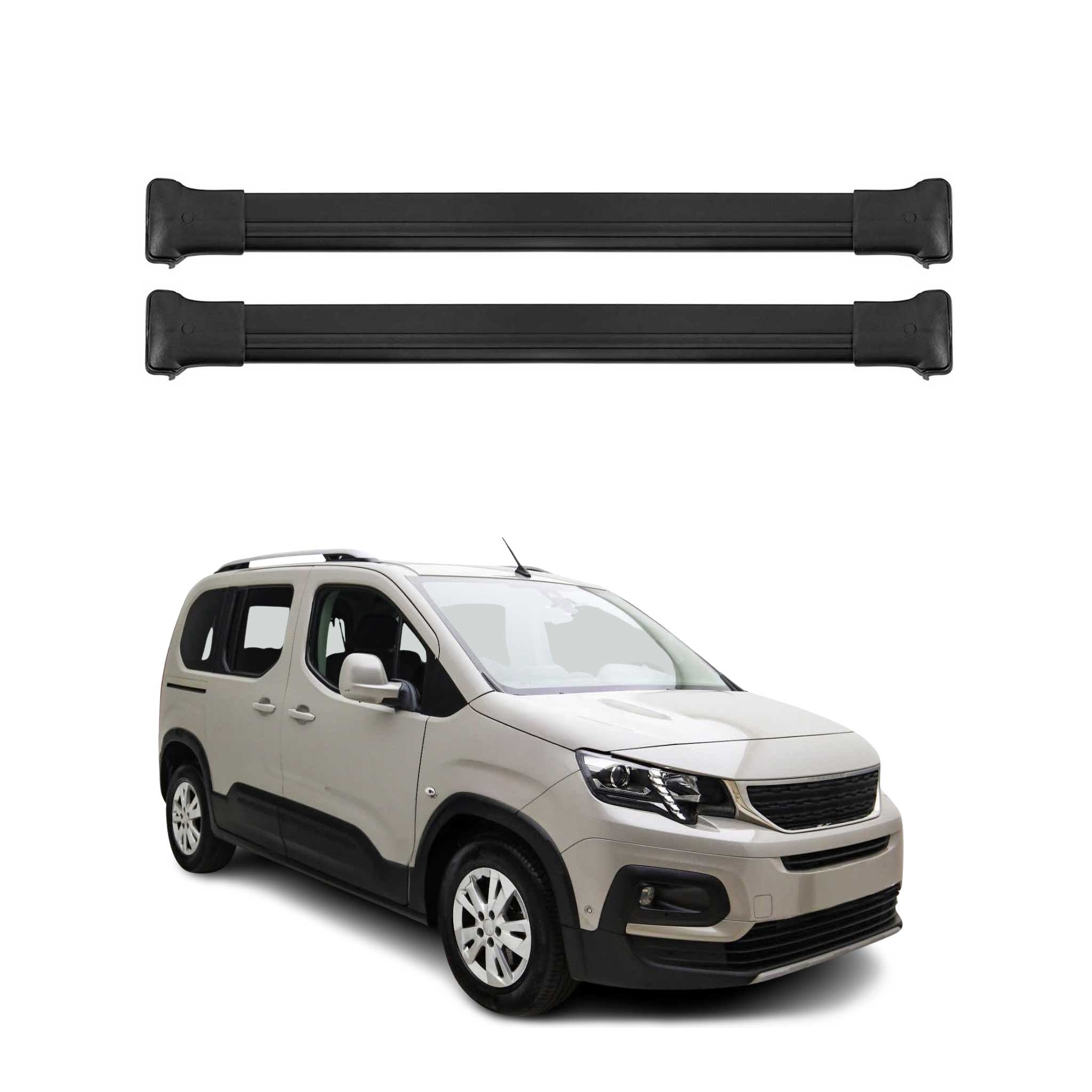 2003-2009 Lexus GX 470 Roof Rack Cross Bars Black