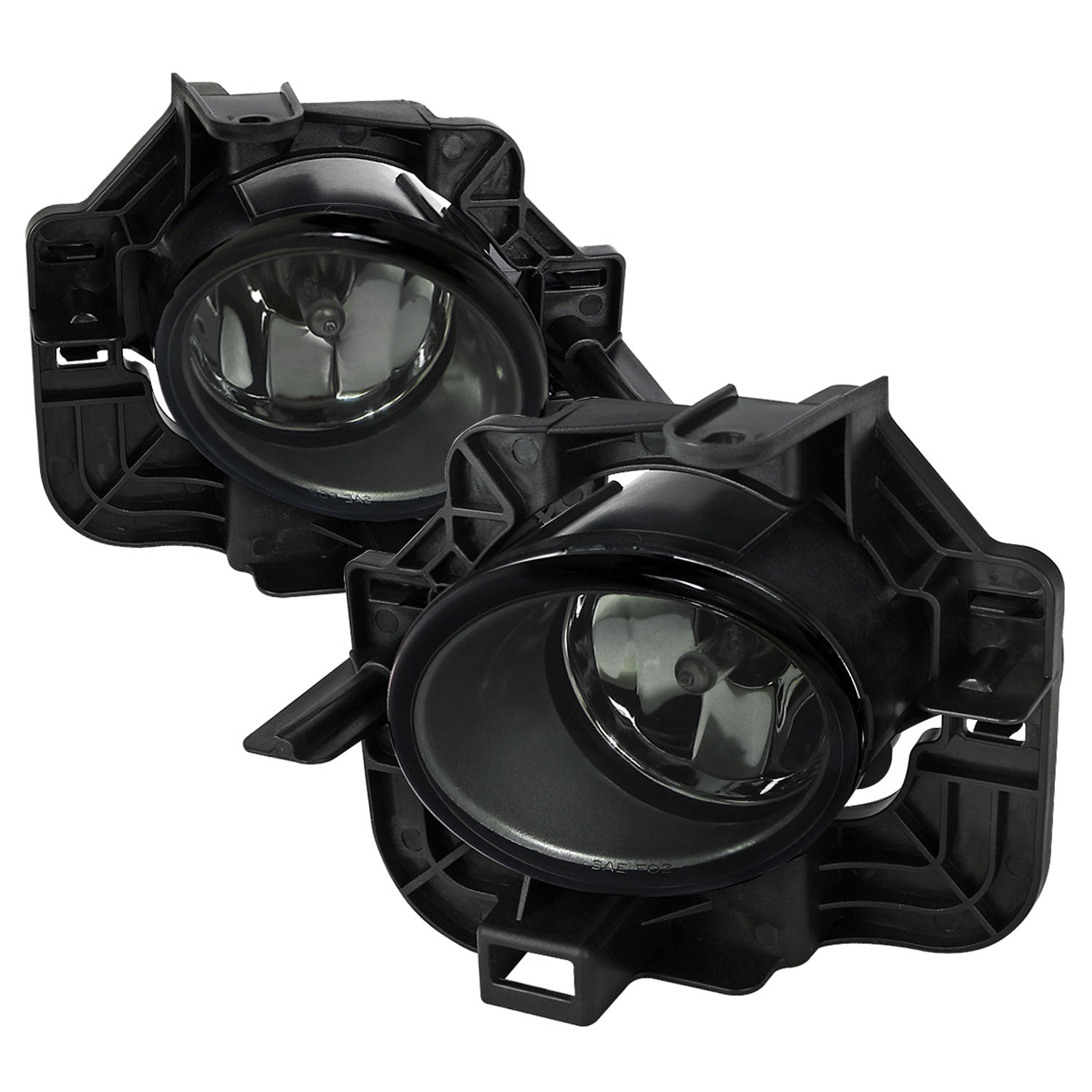 2007-2009 Nissan Altima Sedan H11 Fog Lights Kit Chrome Housing/Smoke Lens