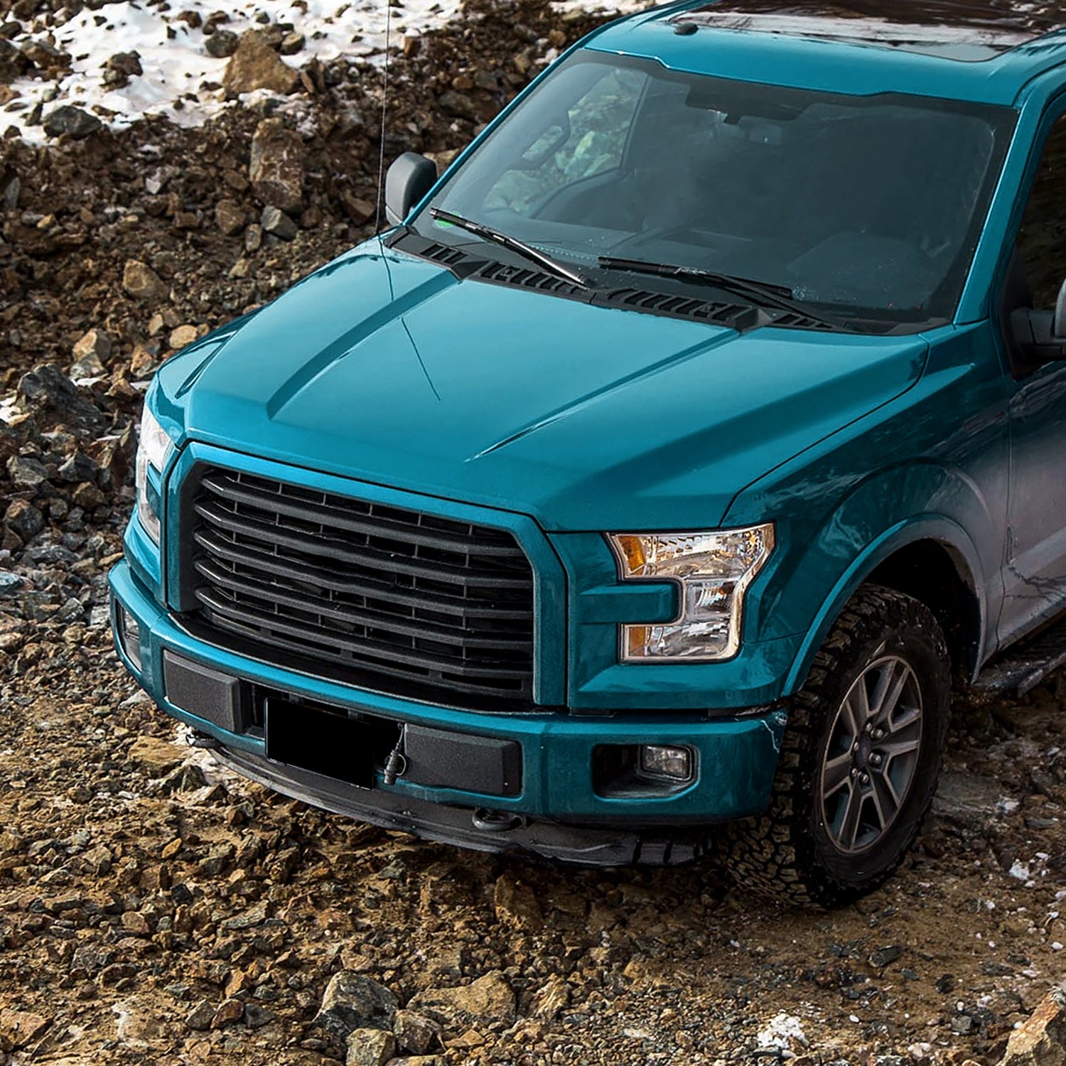 2015-2017 Ford F-150 Replacement Factory Style Headlights Chrome/Clear Lens