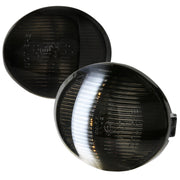 2001-2014 Ford F-150 Rear LED License Plate Lights Glossy Black/Smoke Lens