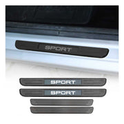 Dark Brushed Chrome Illuminated Sport Door Sill Cover Scuff Plate S. Steel 4 Pcs