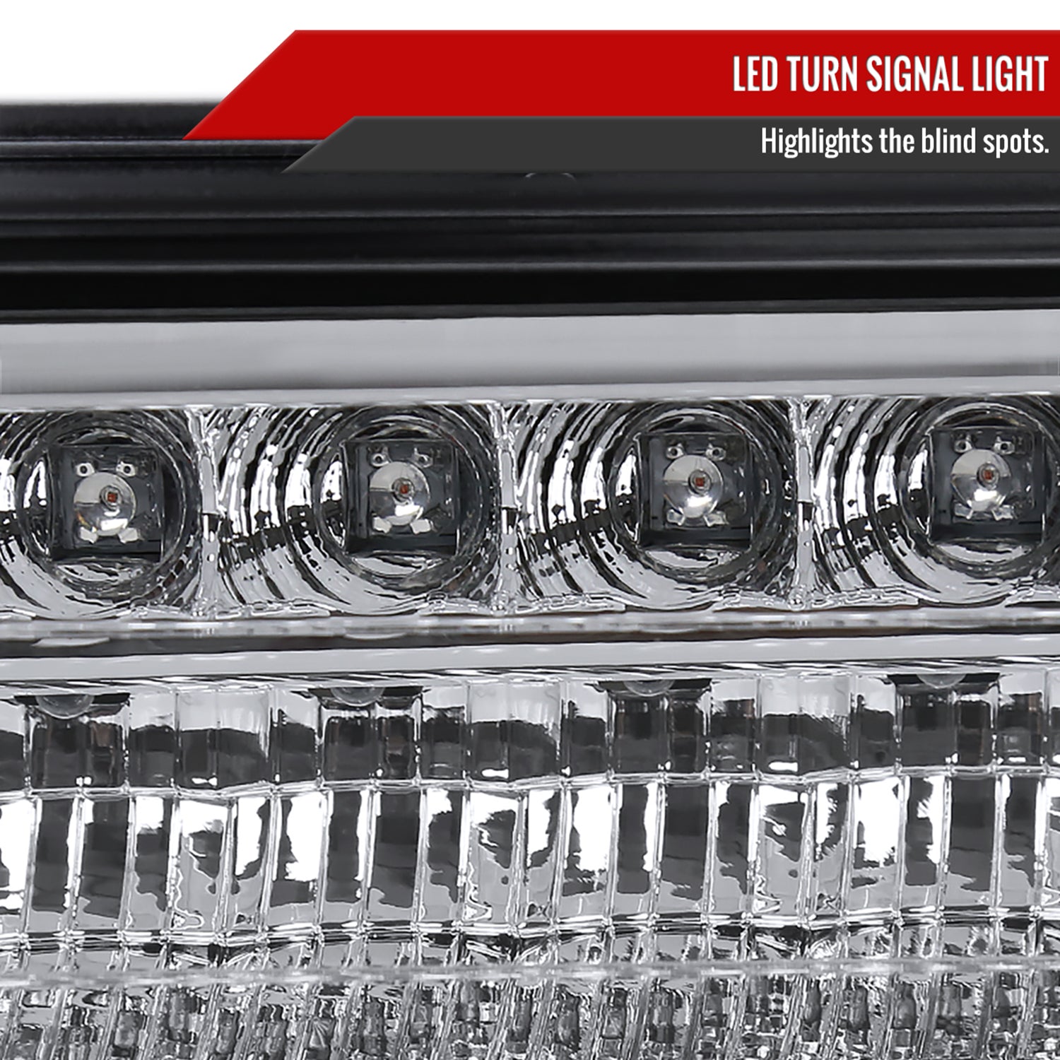 1988-1998 Chevy Blazer/Tahoe/Silverado/Sierra/Yukon LED Bumper Lights Chrome