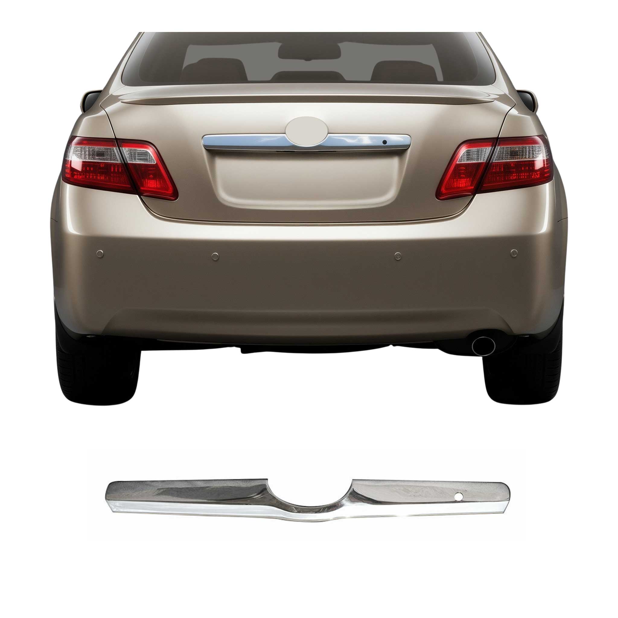 2007-2011 Toyota Camry Rear Trunk Tailgate Door Handle Cover Stainless Steel Silver
