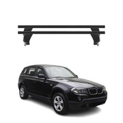 2004-2010 BMW X3 E83 Roof Rack Cross Bars Black