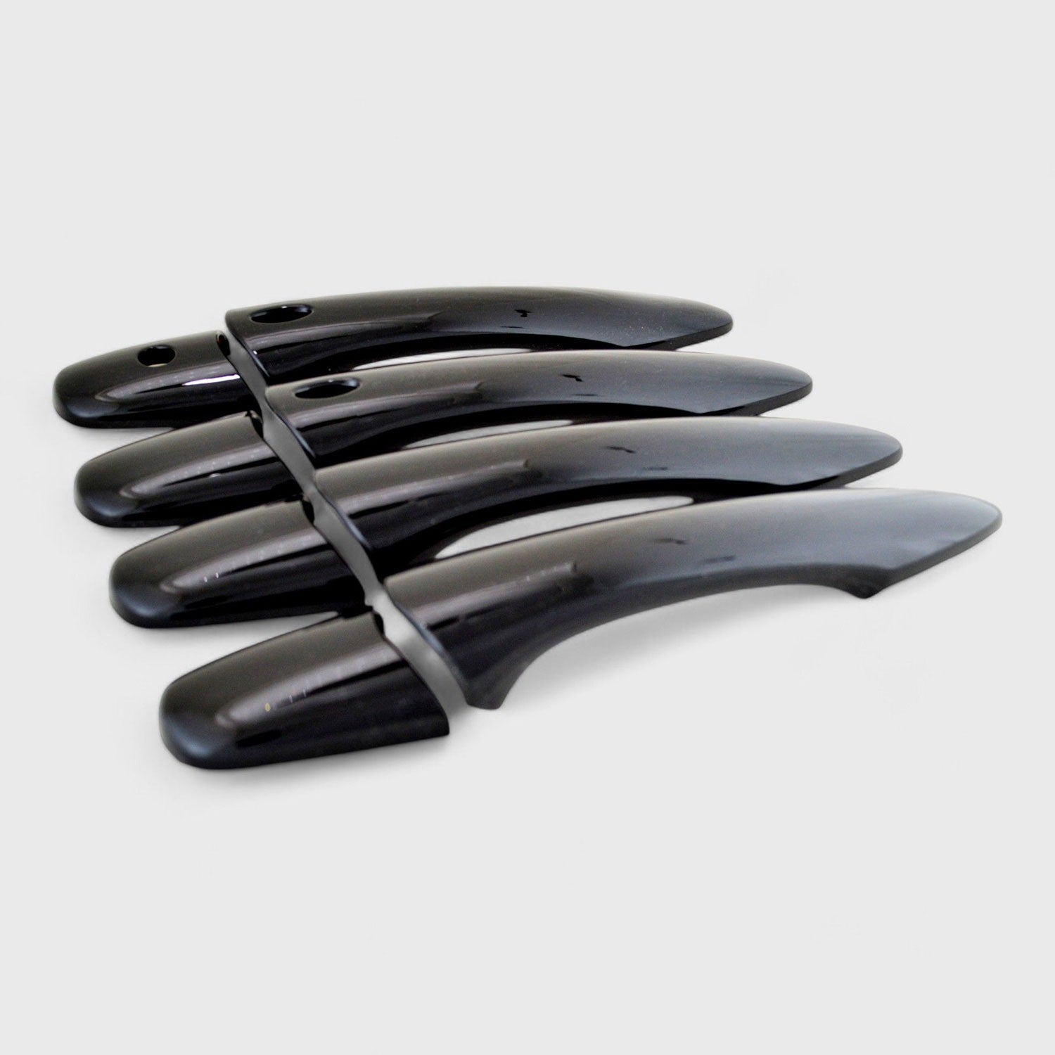 2016-2025 Nissan Armada Door Handle Cover Gloss Black 8Pcs ABS Plastic