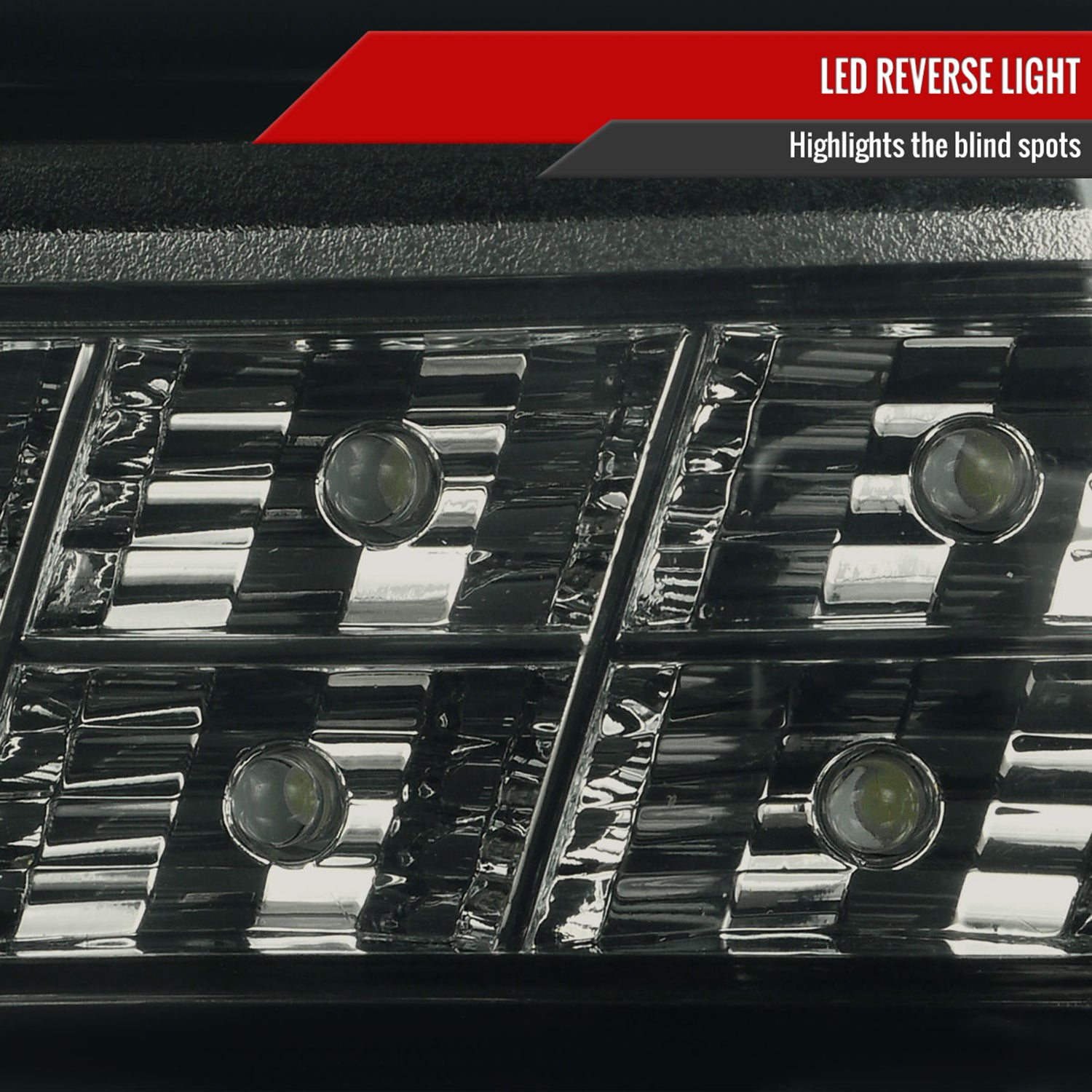 2007-2009 Lexus LS460 LED Tail Lights + Trunk Lights Chrome/Smoke Lens