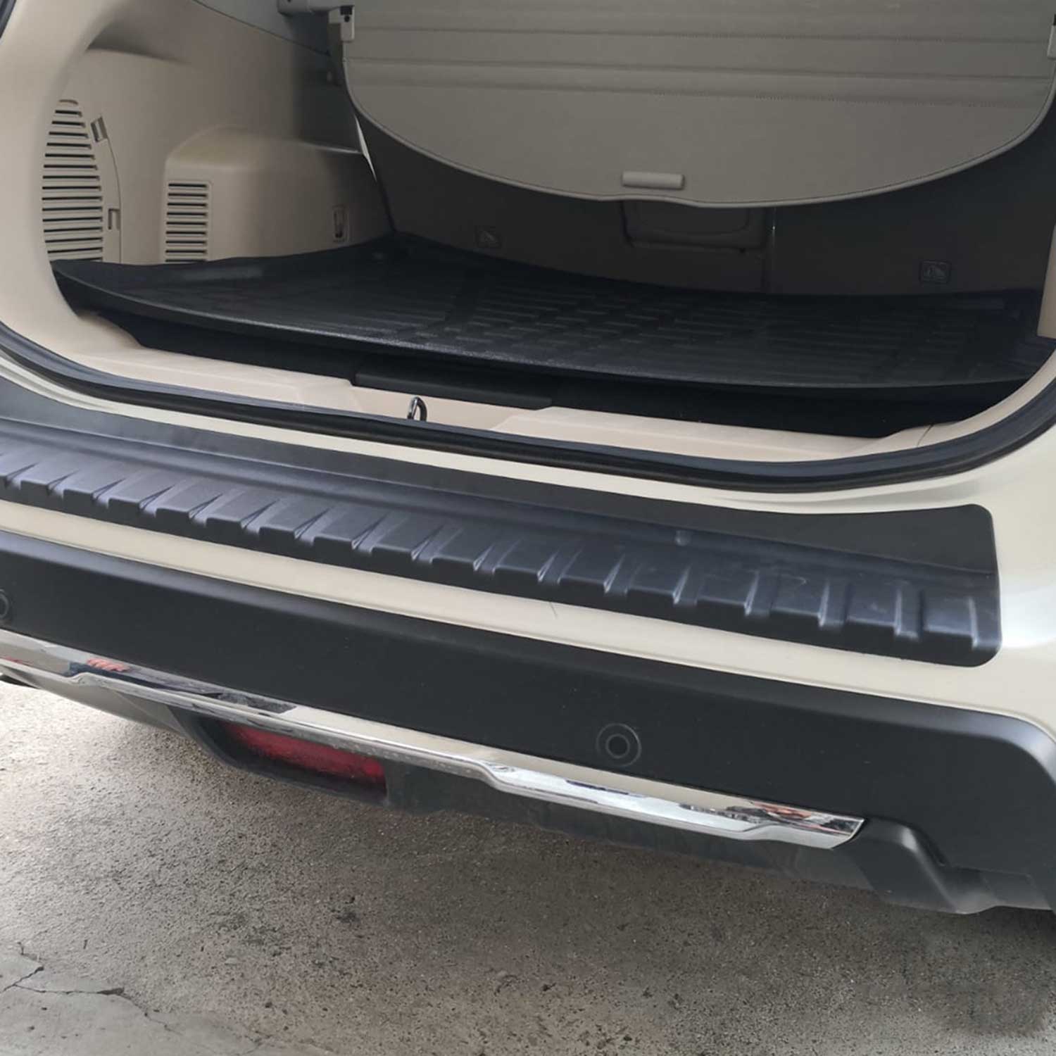 2017-2020 Nissan Rogue Rear Bumper Sill Cover Protector Guard Matte Black