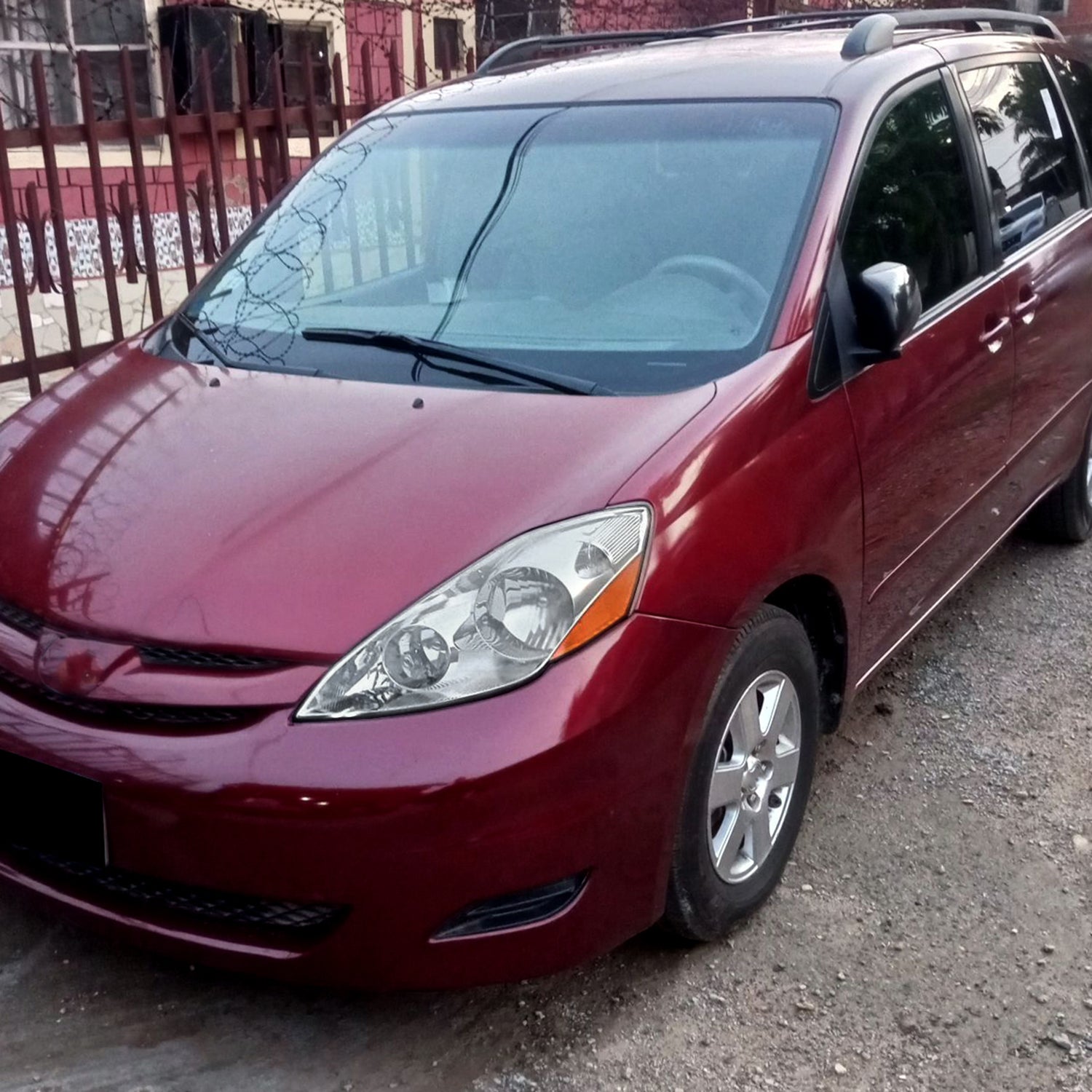 2006-2010 Toyota Sienna Factory Driver/Left Headlight Amber Reflector Chrome