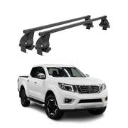 2016-2020 Nissan NP300 Navara Roof Rack Cross Bars Black