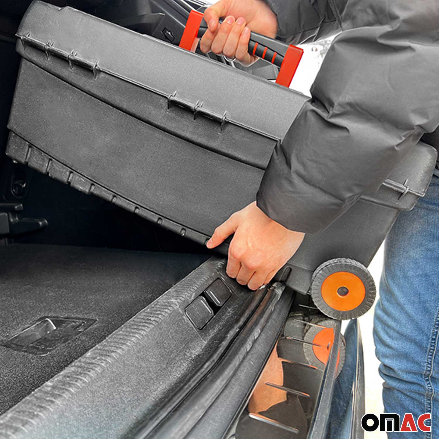 2018-2023 Audi Q5 SQ5 2.gen Rear Bumper Sill Cover Protector Guard Stainless Steel