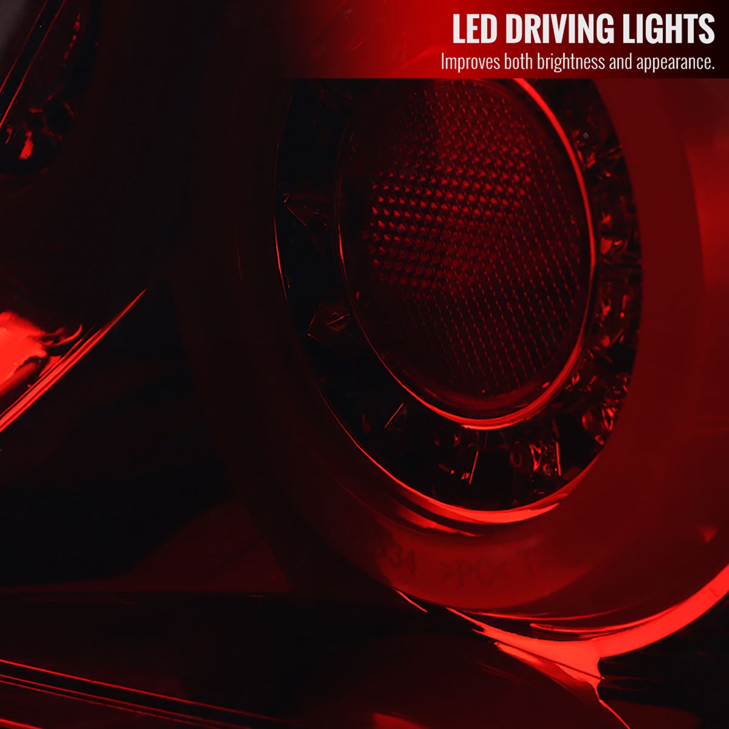 2006-2013 Chevy Impala/ 14-2016 Impala Limited LED Tail Lights Chrome/Red Smoke