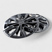 2019-2024 Chevrolet Malibu Wheel Cover Hubcaps Set Gloss Black 8Pcs ABS Plastic