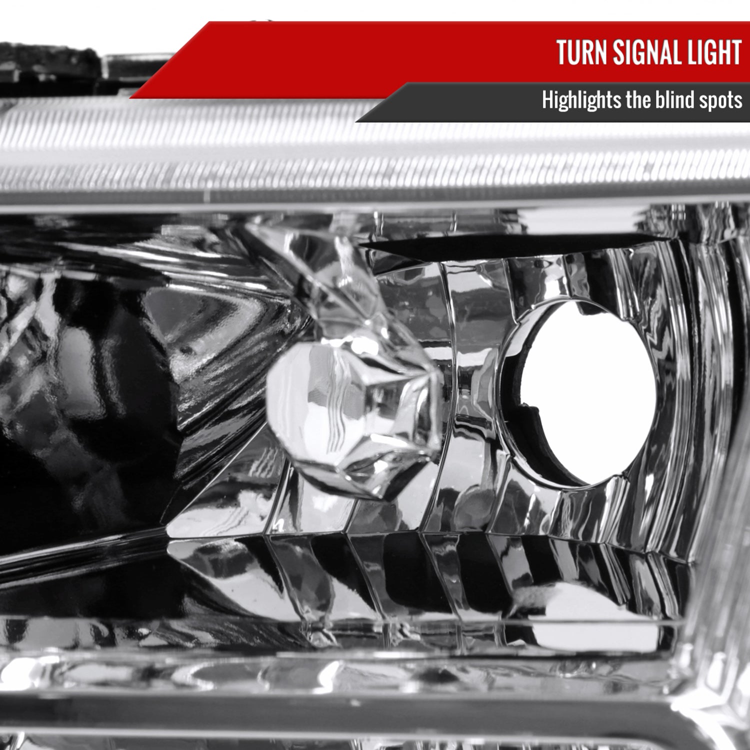 2009-2020 Dodge Journey Factory Style Headlights Chrome Housing/Clear Lens