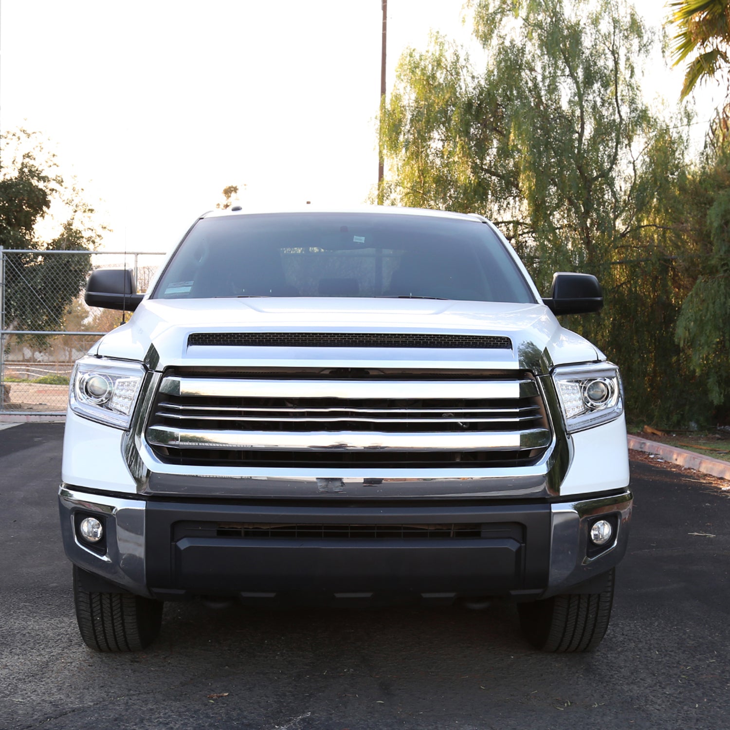 2014-2021 Toyota Tundra LED CBar Projector Headlights LED Signal Lights Chrome