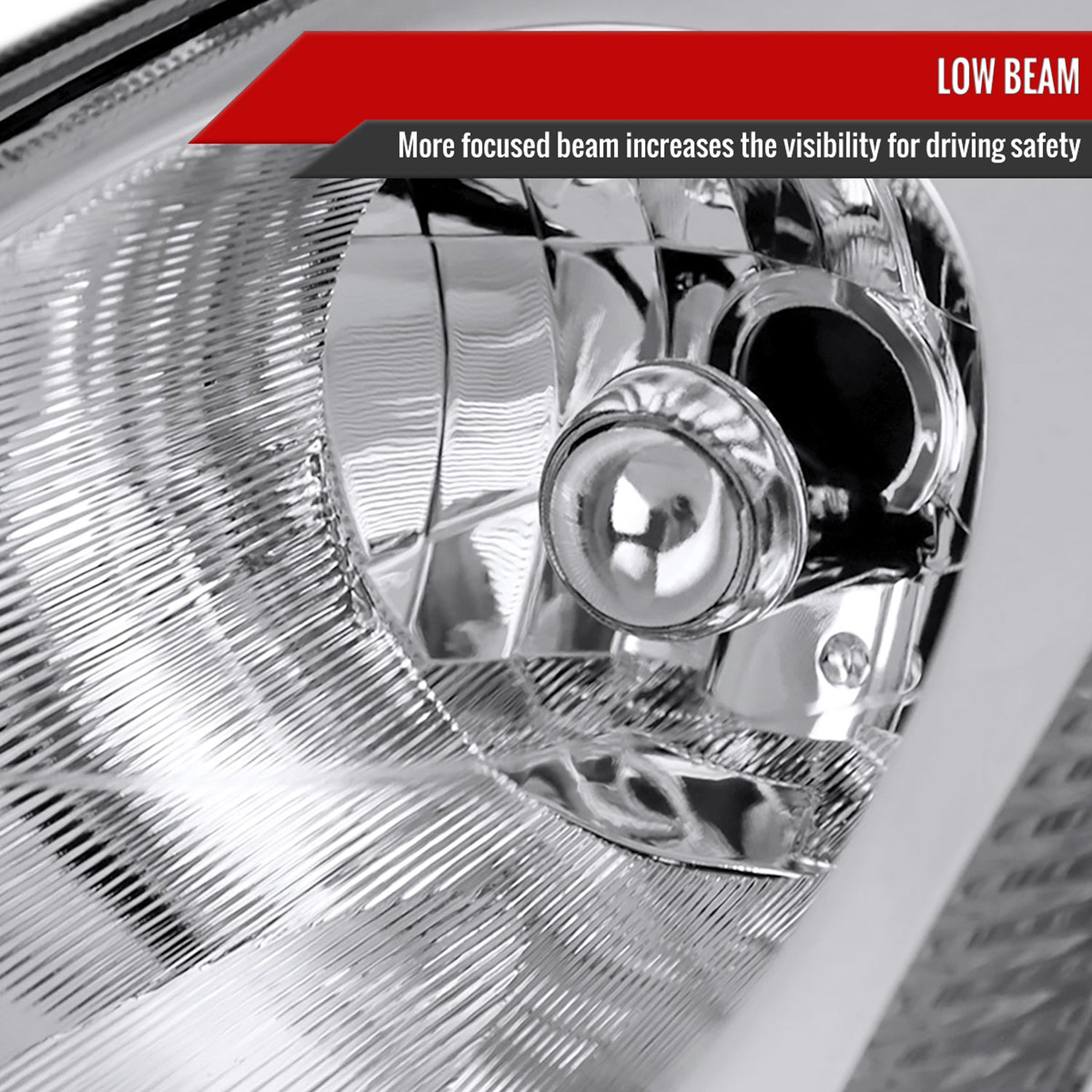 2003-2005 Infiniti G35 Coupe Factory Style Headlights Chrome/Clear Lens