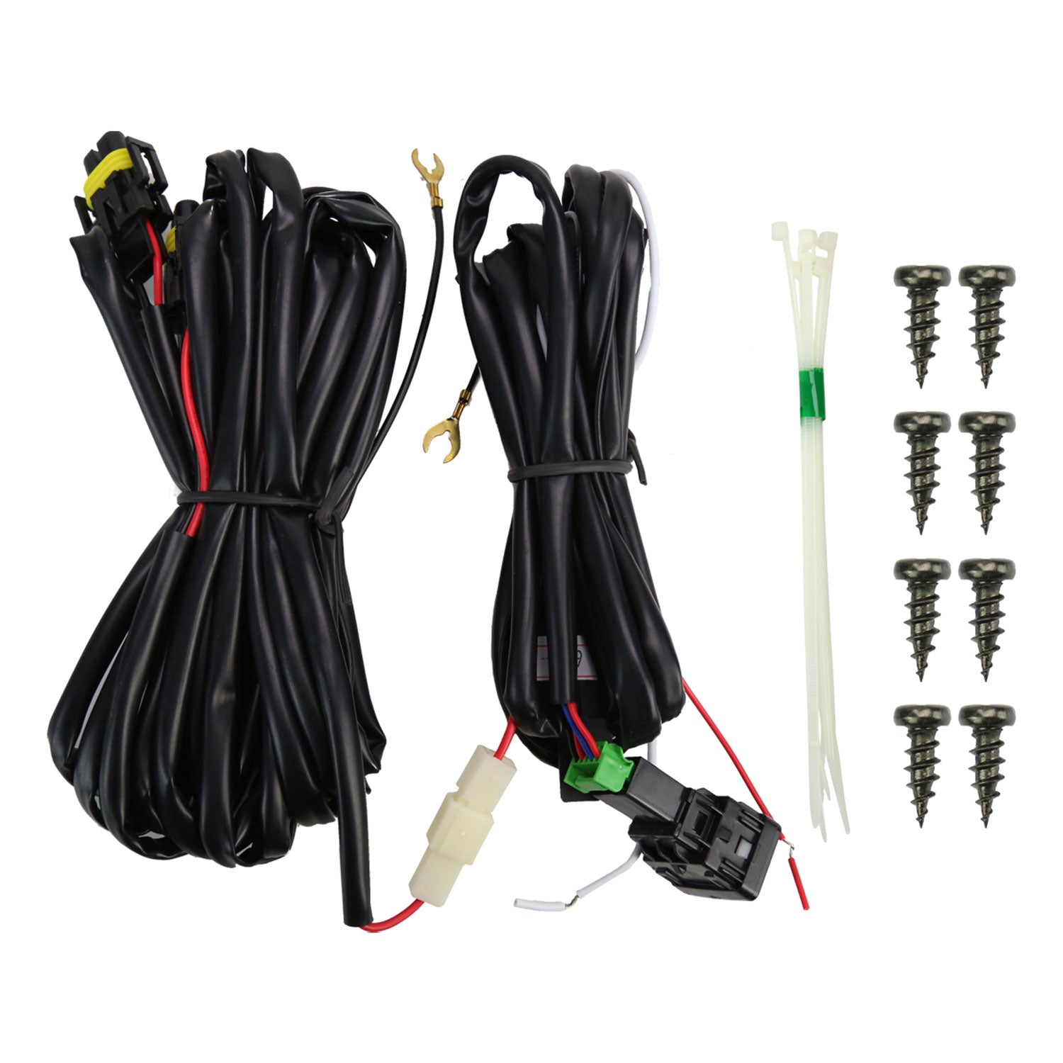 2019-2021 Nissan Murano LED Fog Lights Kit Chrome Housing/Clear Lens