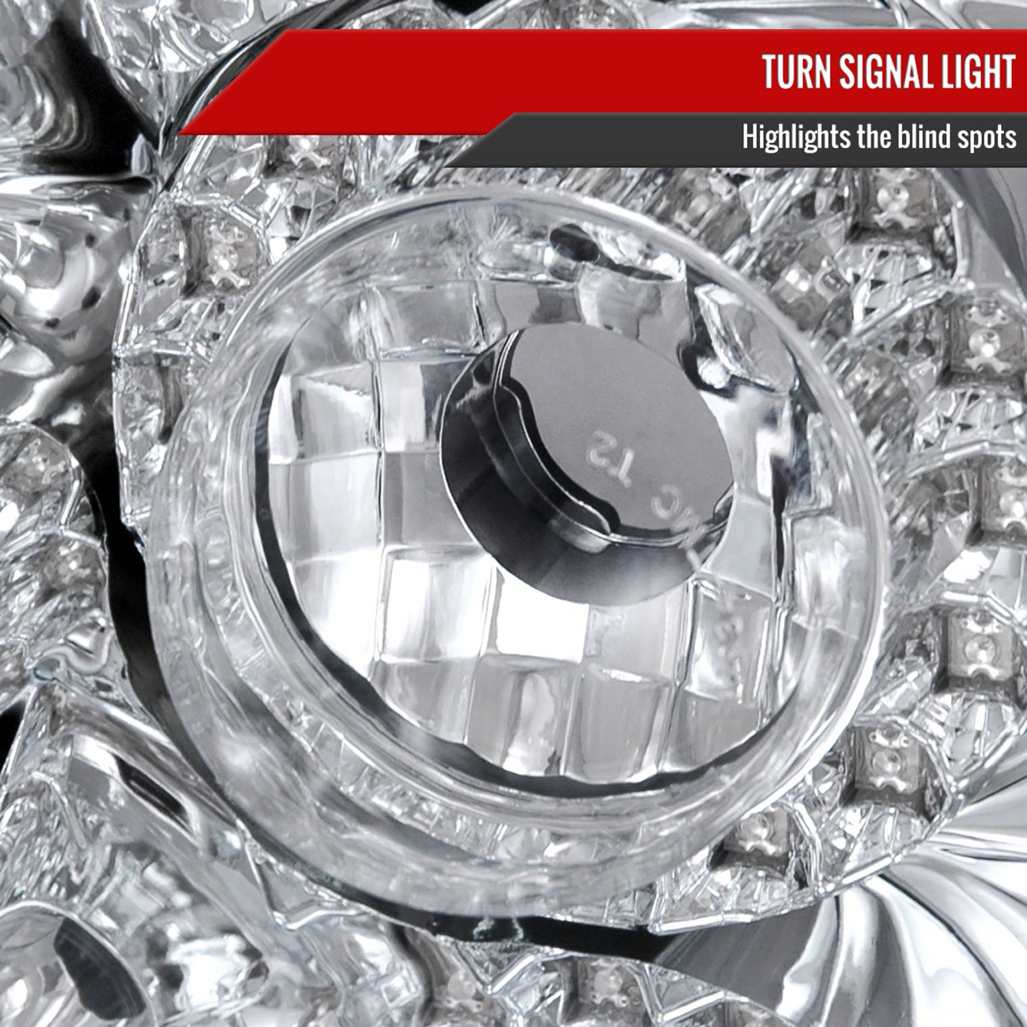 2006-2011 Mitsubishi Eclipse LED Tail Lights Chrome Housing/Clear Lens