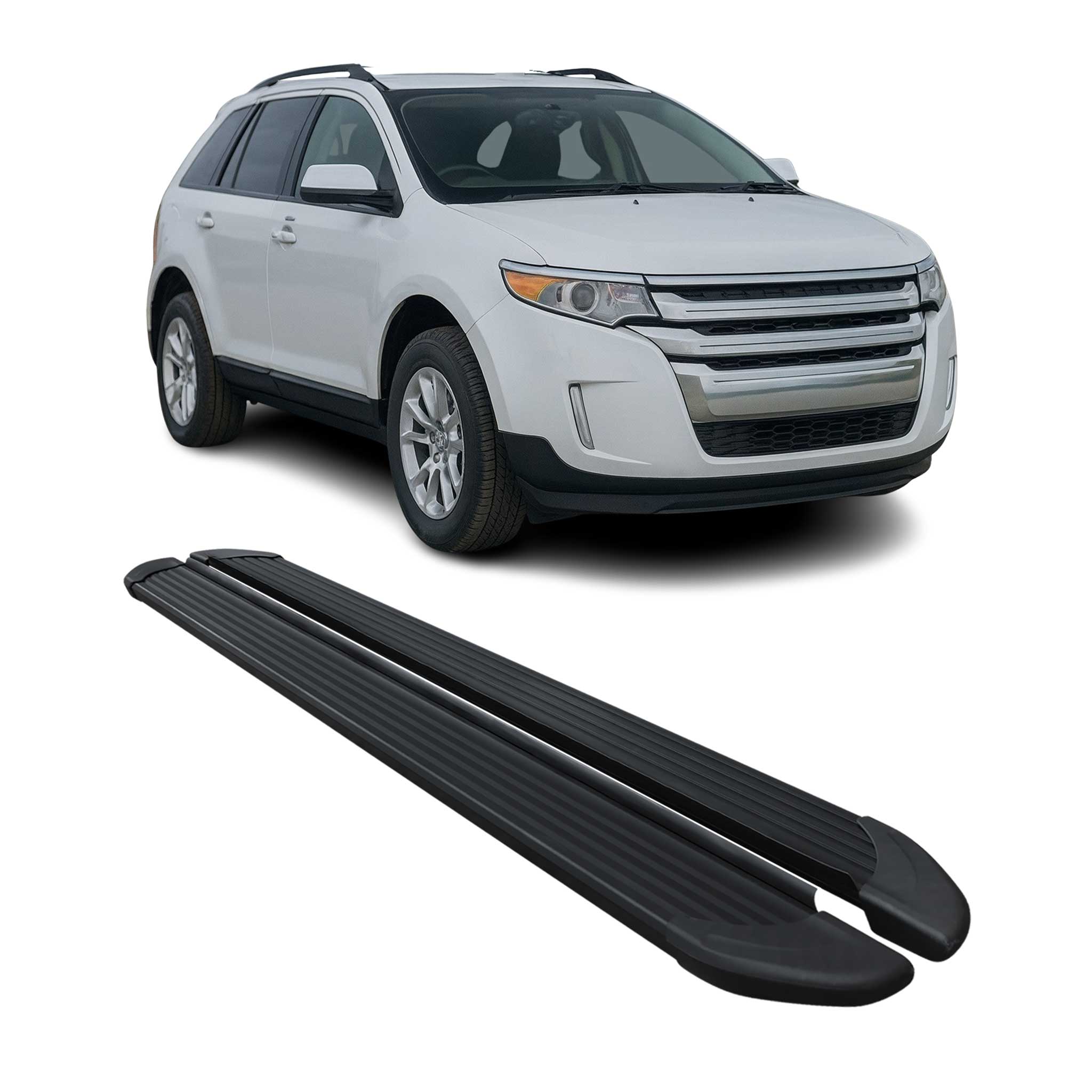 2007-2014 Ford Edge Nerf Bar Side Step Running Boards Alu 2x