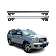 2008-2022 Toyota Sequoia Roof Rack Cross Bars Silver