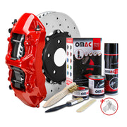 OMAC Brake Caliper Epoxy Based Car Paint Kit Texas Red Glossy High-Temp