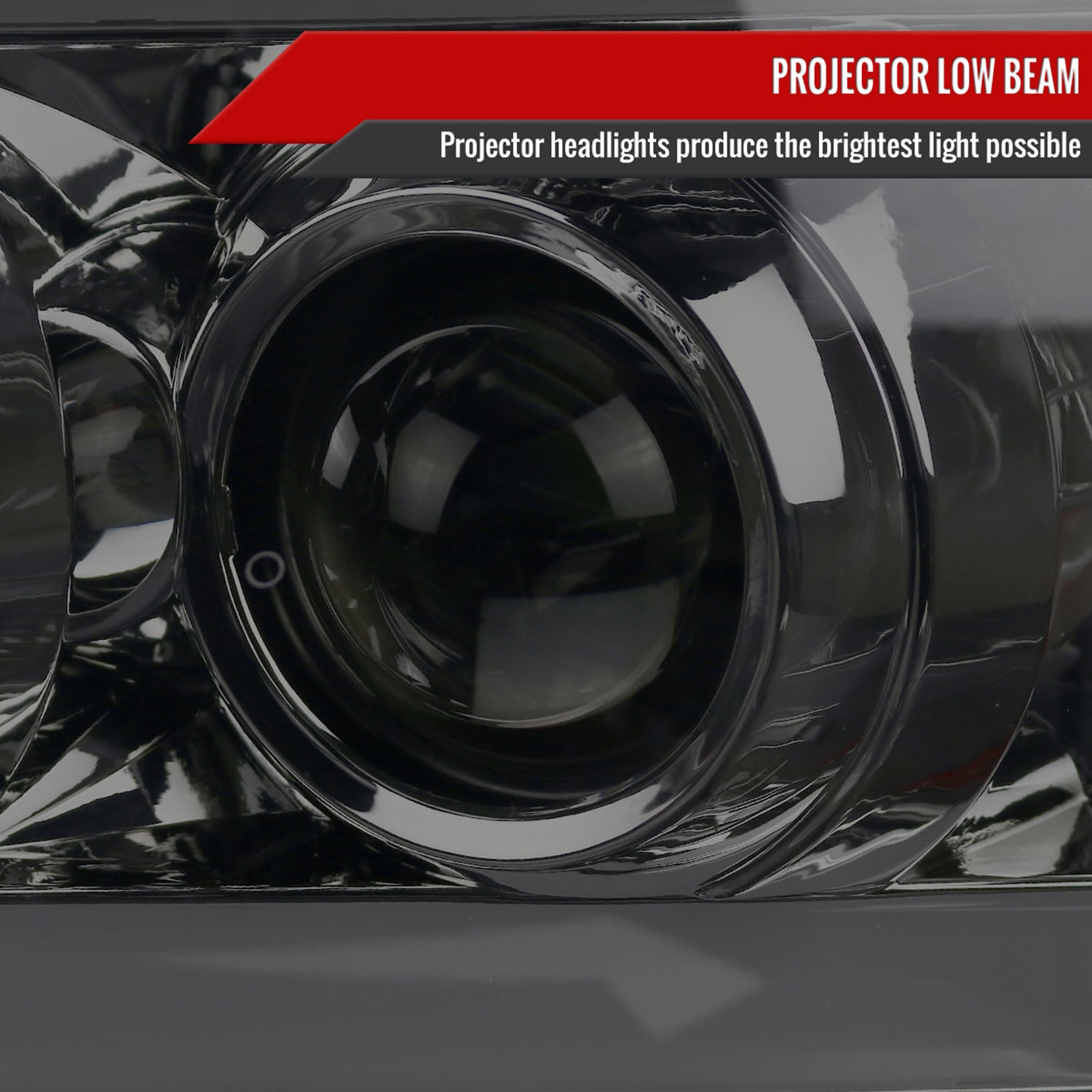 2007-2013 Chevy Avalanche/ Tahoe Suburban LED C-Bar Headlights Chrome&Smoke