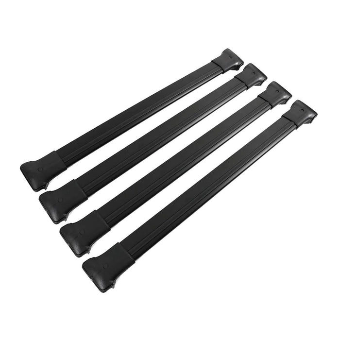 Roof Rack Cross Bars Luggage Carrier for Ford Transit 2015-2024 Black 4Pcs