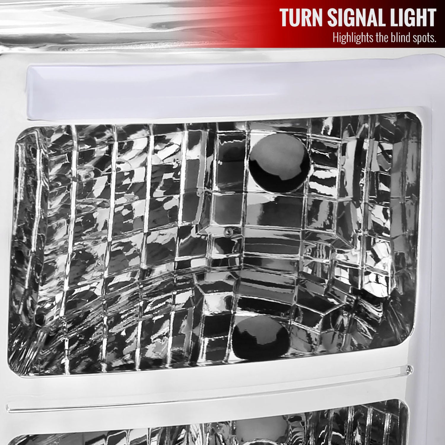 2011-2016 Ford F-250/350/450/550 Super Duty LED CBar Factory Headlights Chrome