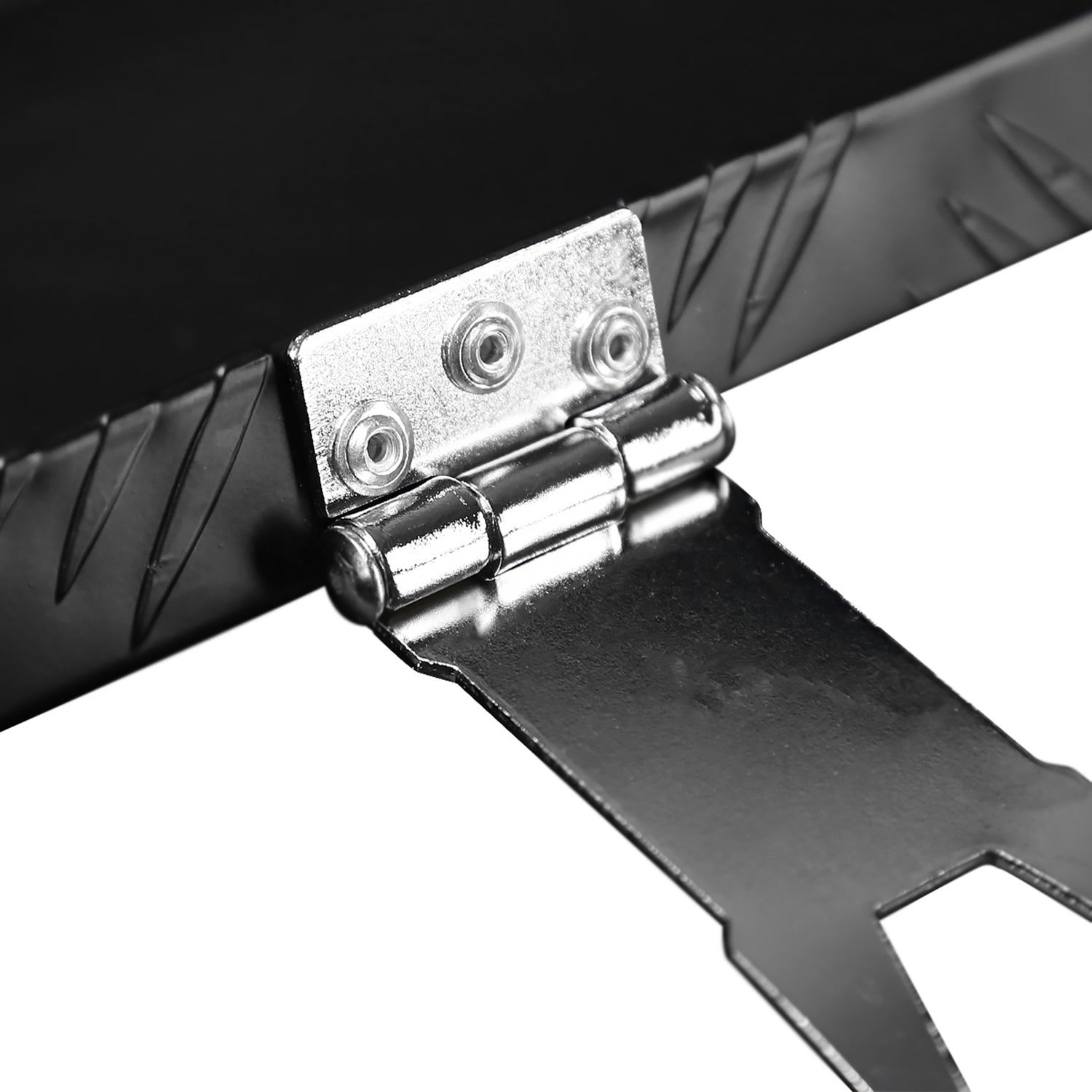 Universal 31" Heavy Duty Black Aluminum Tool Box w/ Side Handles Lock & Keys