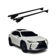 2019-2025 Lexus UX200 UX250h Roof Rack Cross Bars Black