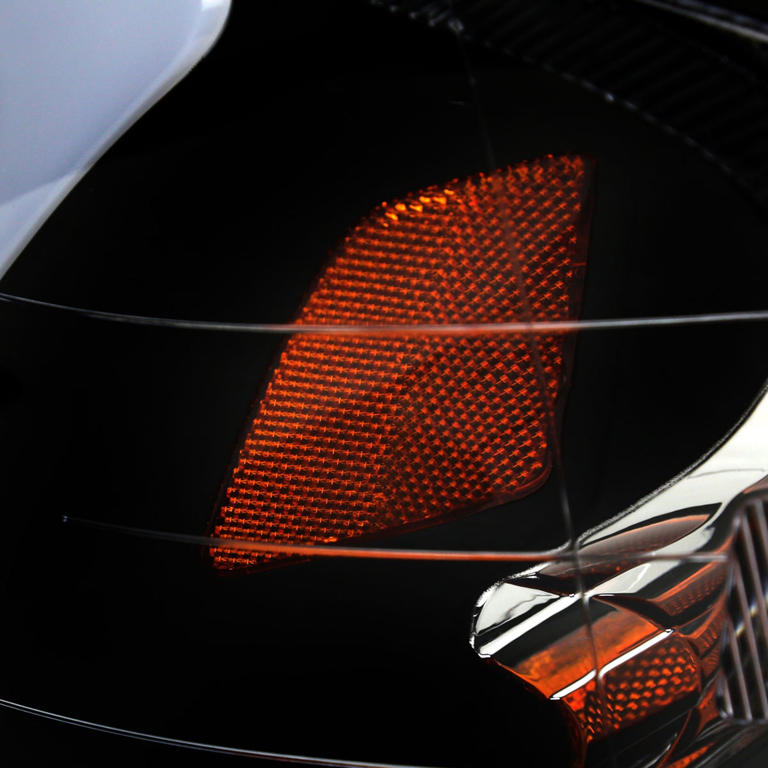 1999-2000 Honda Civic Coupe/Sedan LED Bar Factory Headlights Matt Black/Clear