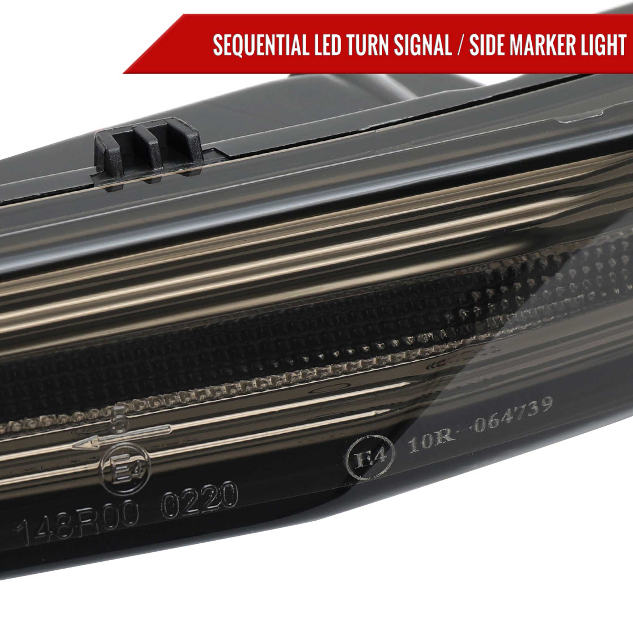 For Porsche Taycan 4S 2019-2025 LED Turn Signal Light Smoke With Sequential