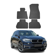 2014-2018 BMW X5 F15 F85 Floor Mats Liners Full Set All Weather Rubber Black