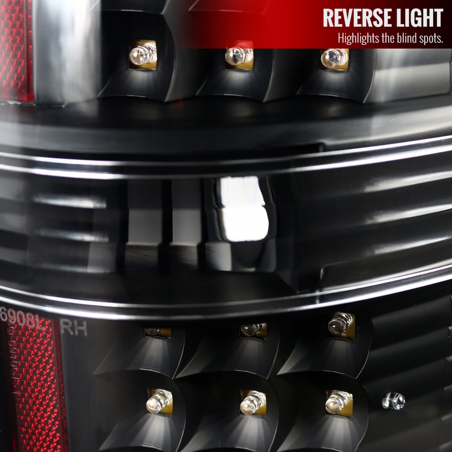 2009-2014 Ford F-150 LED Tail Lights - OZ Matte Black Housing/Clear Lens