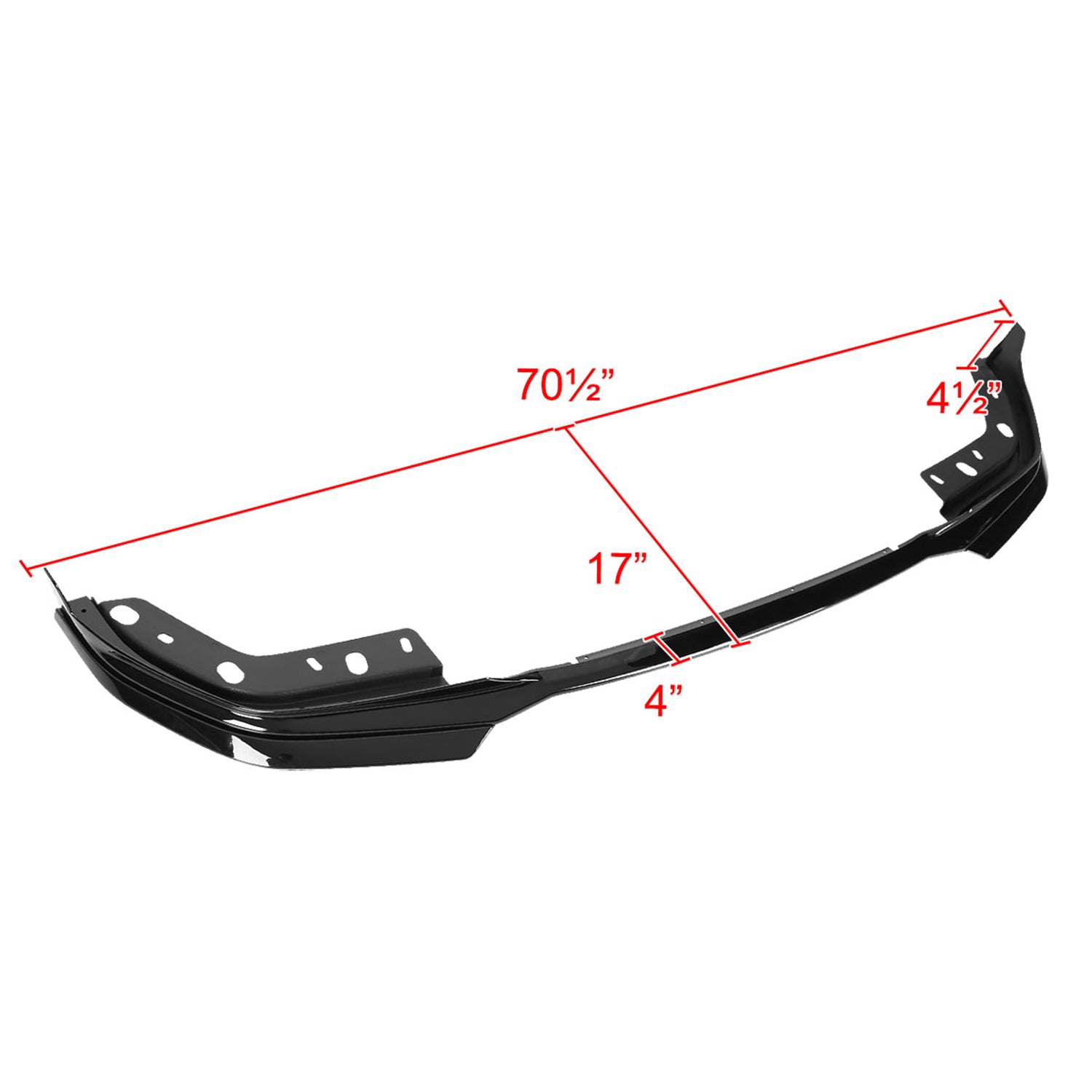 2019-2020 BMW 3 Series G20/G21 Glossy Black ABS 3Pcs Front Bumper Lip Set