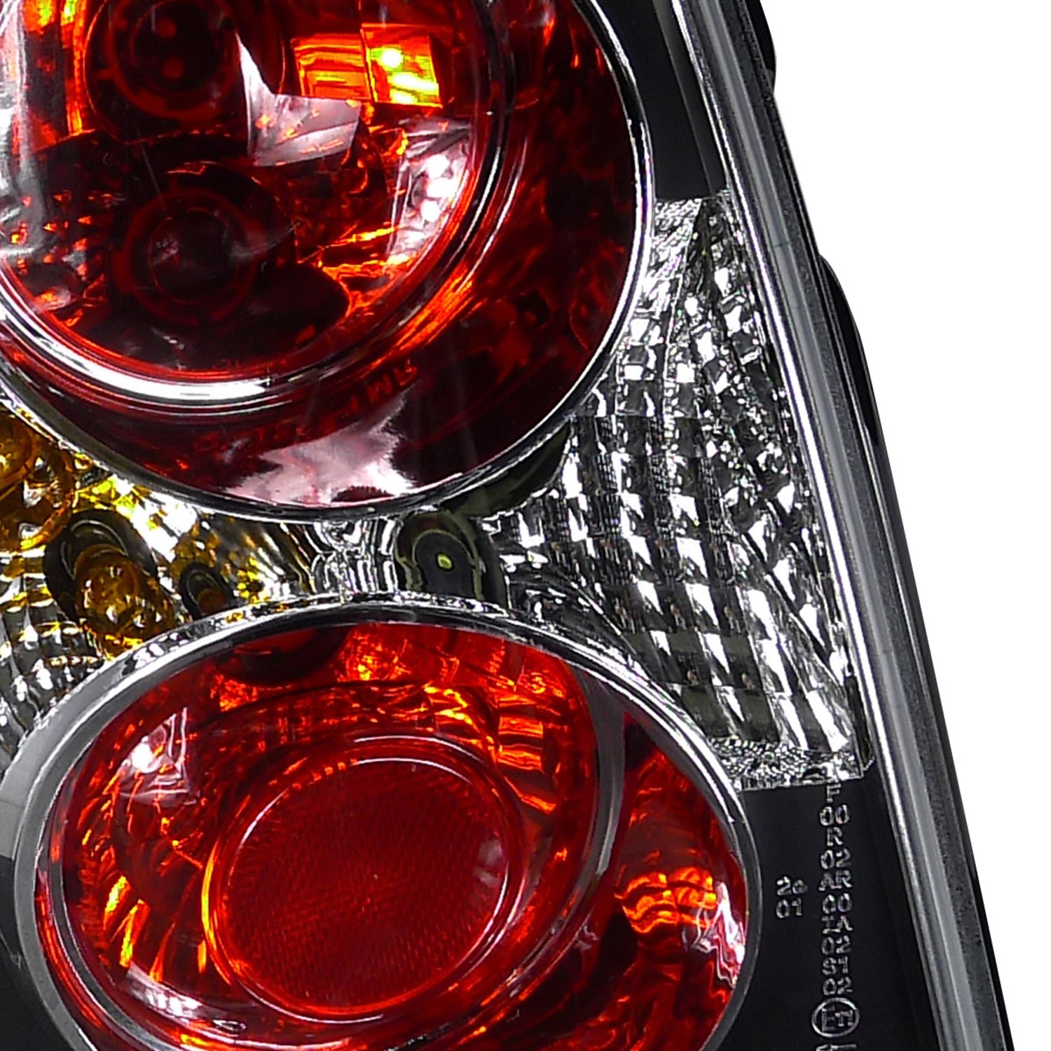 2001-2005 VW Passat Sedan Tail Lights Matte Black Housing/Clear Lens