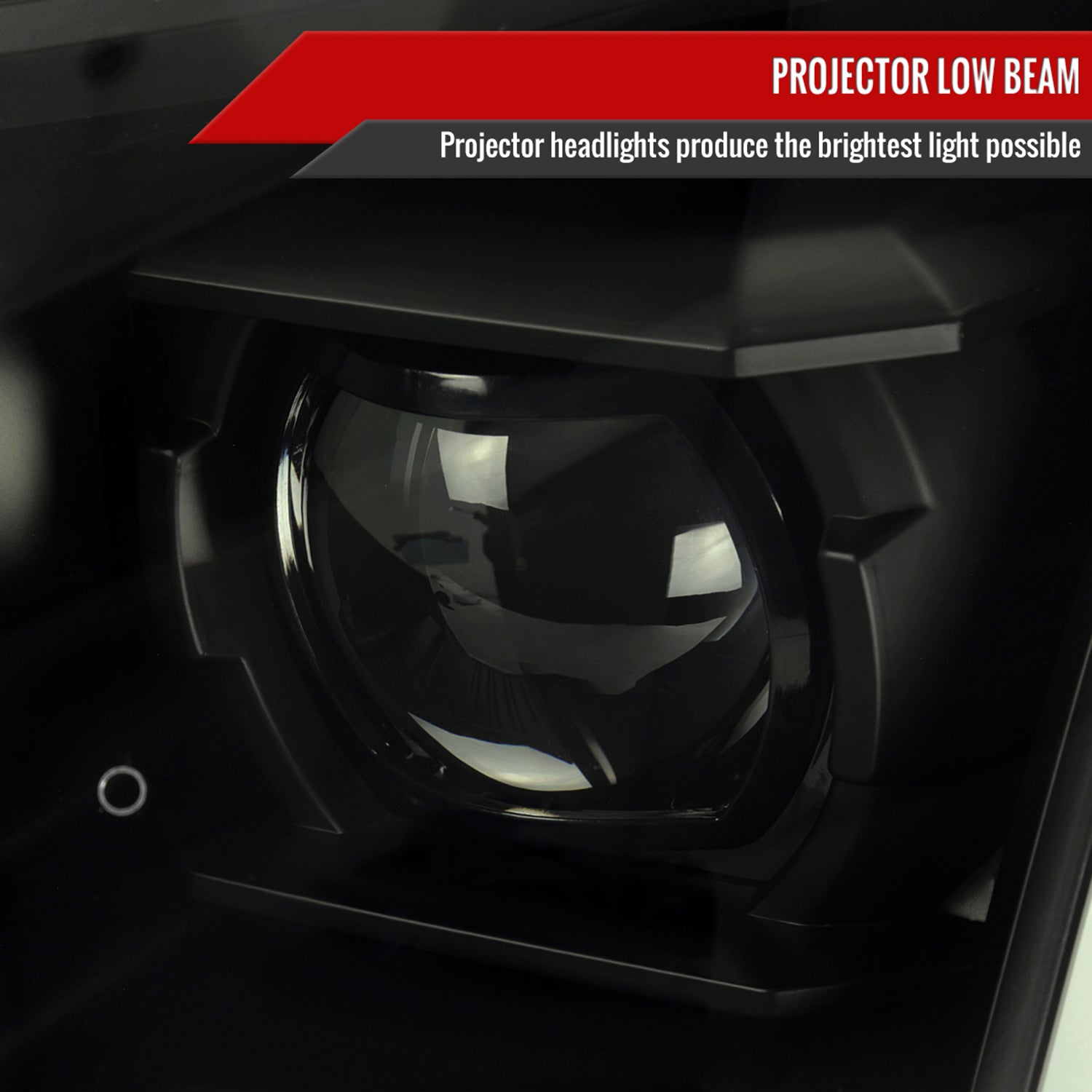 2010-2016 Cadillac SRX LED Projector Headlights Turn Signal Bar Black