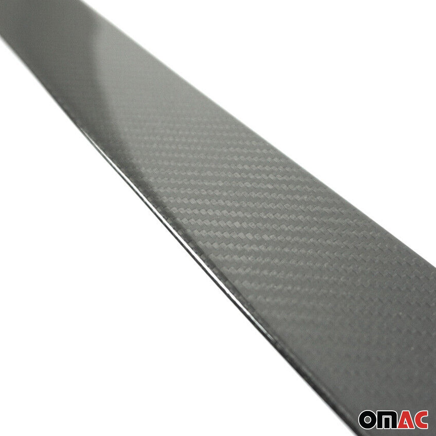 2019-2024 Jeep Renegade Rear Trunk Molding Trim Carbon Fiber Black 3 Pcs